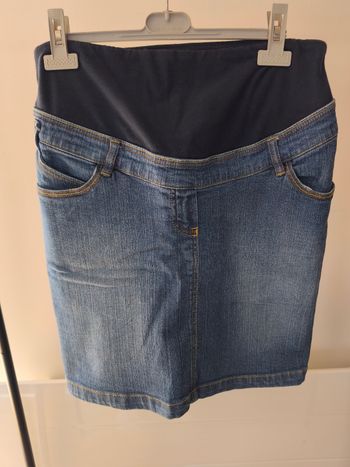 Jupe en jeans grossesse 