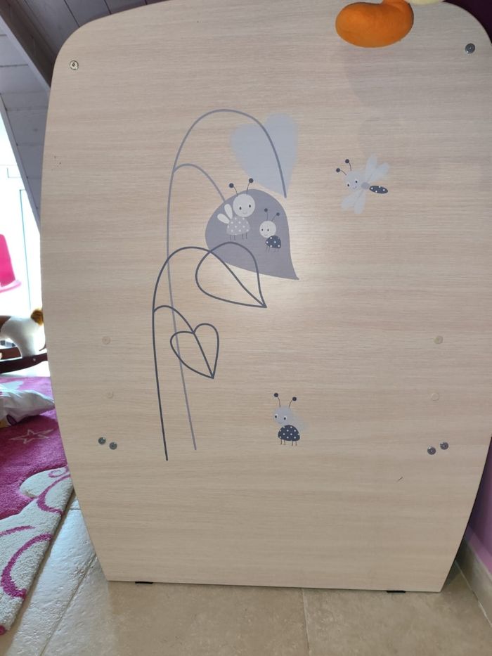 Vends lit et commodes  bébé filles ou garcon - photo numéro 3