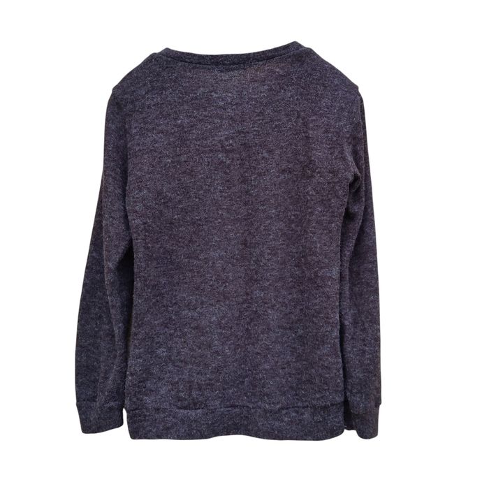 Pull homme col v  gris foncé en laine - photo numéro 4