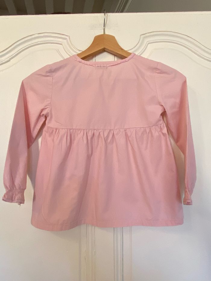 Blouse froncée rose taille 6 ans - photo numéro 2