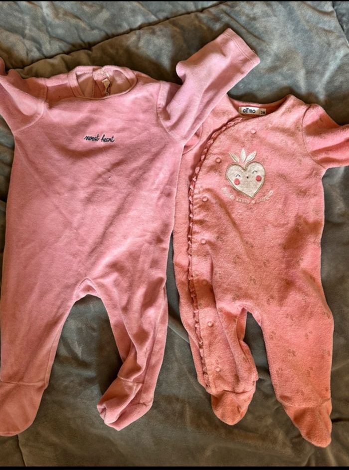 Lot de 2 pyjamas 3 mois