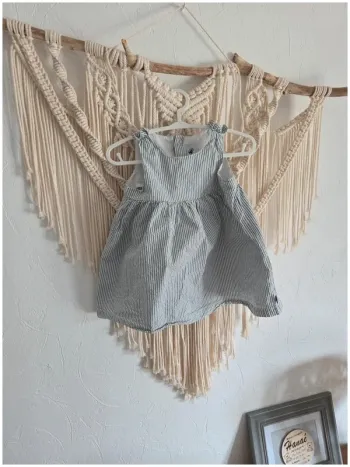 Jolie robe enfant bébé fille 6 mois petit bateau