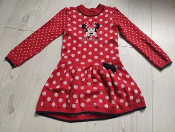 Robe rouge Minnie Disney store 3/4ans