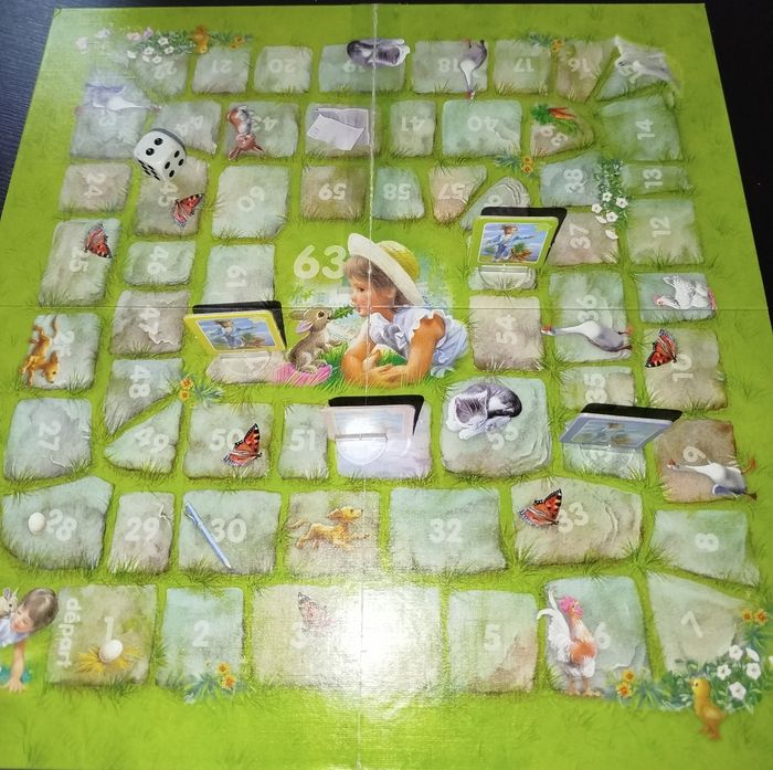 🟢 Vintage Dujardin Martine Course de chevaux et Jeu de l'oie - photo numéro 4