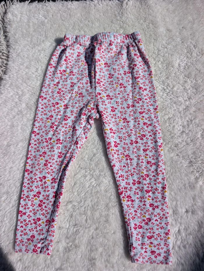 Legging fleurie 24 mois