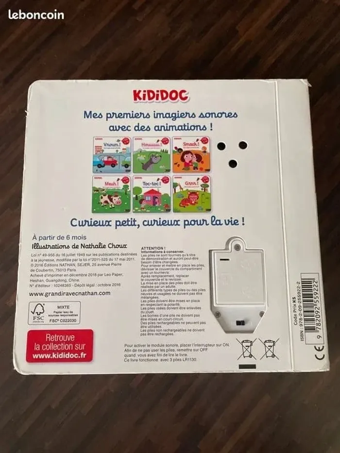 Livre Kididoc Vroum mon imagier sonore de la ville - photo numéro 6