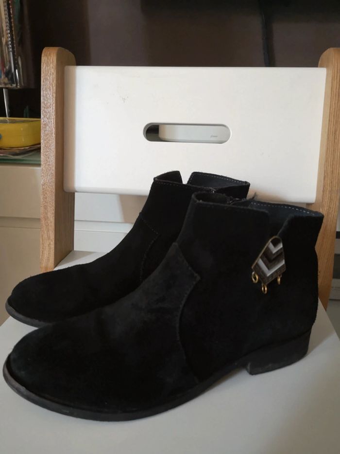 Bottines noire fille 36 - photo numéro 2