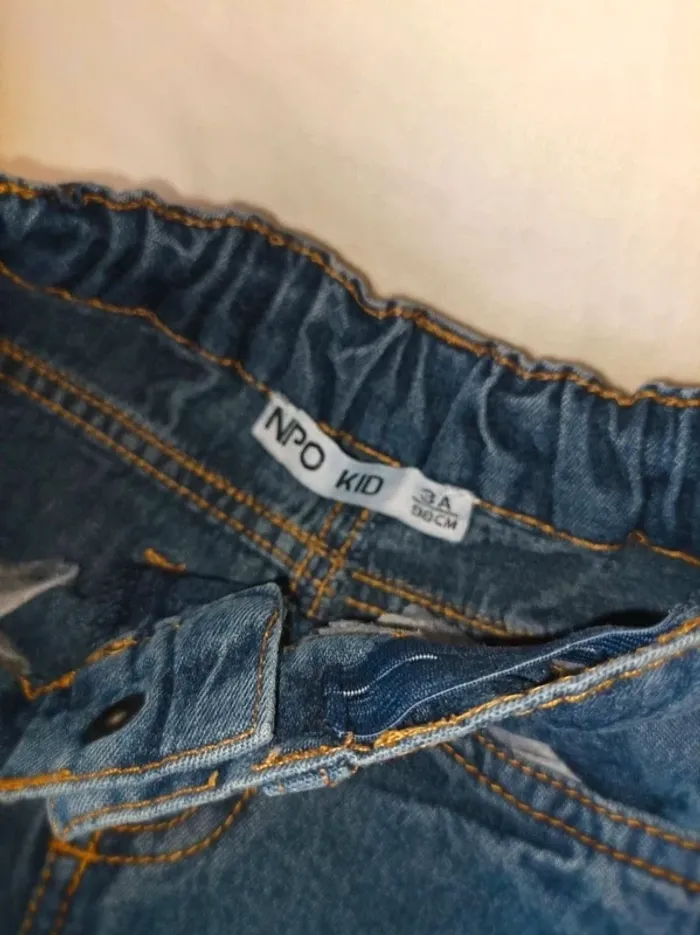 Jean bleu NPO garçon 3 ans - photo numéro 2