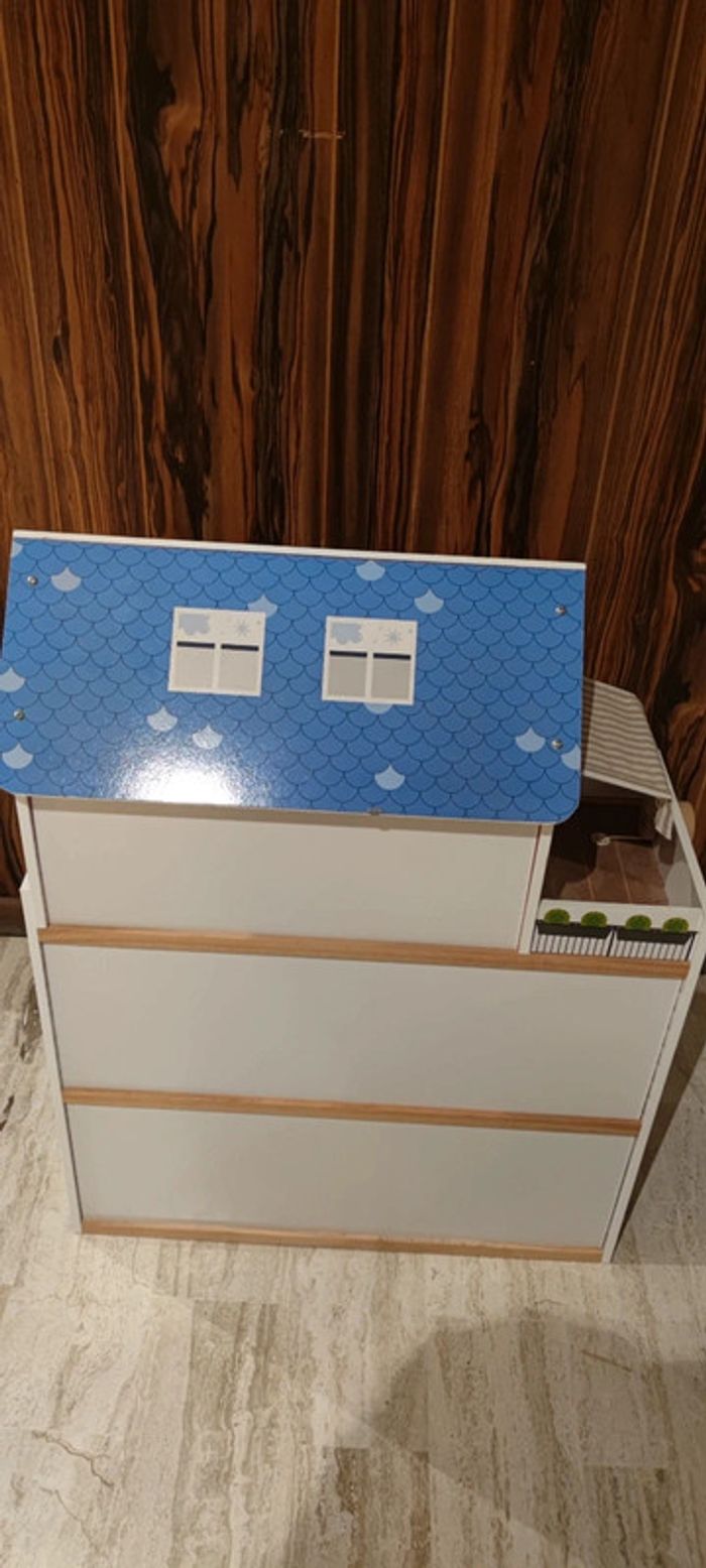 Grande maison de poupée en bois - photo numéro 6