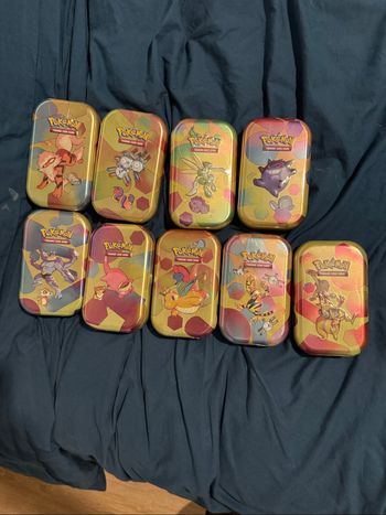 Lot de 9 minitin pokémon 151