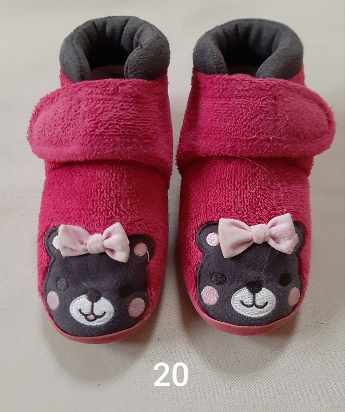 Chaussons fille - tête d'ourson - isotoner - 20