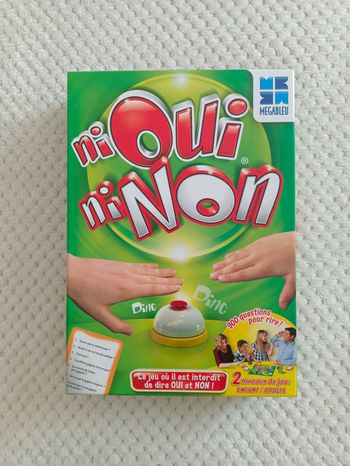 Jeu de société  Ni Oui Ni Non avec son buzzer de Megableu