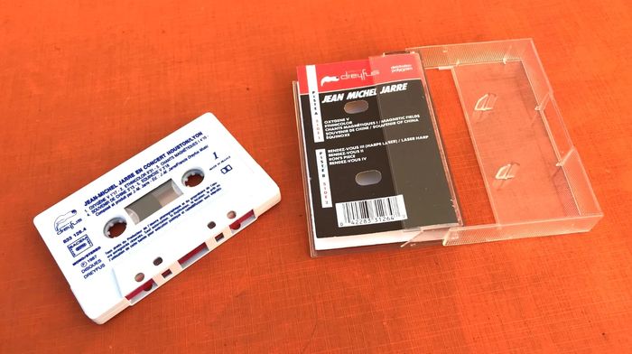 Cassette audio Jean Michel Jarre En concert Houston Lyon (1987) Disques Dreyfus FDM 36147-4 - photo numéro 5