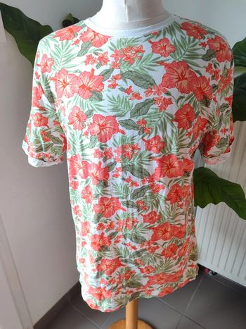 T shirt fleuri