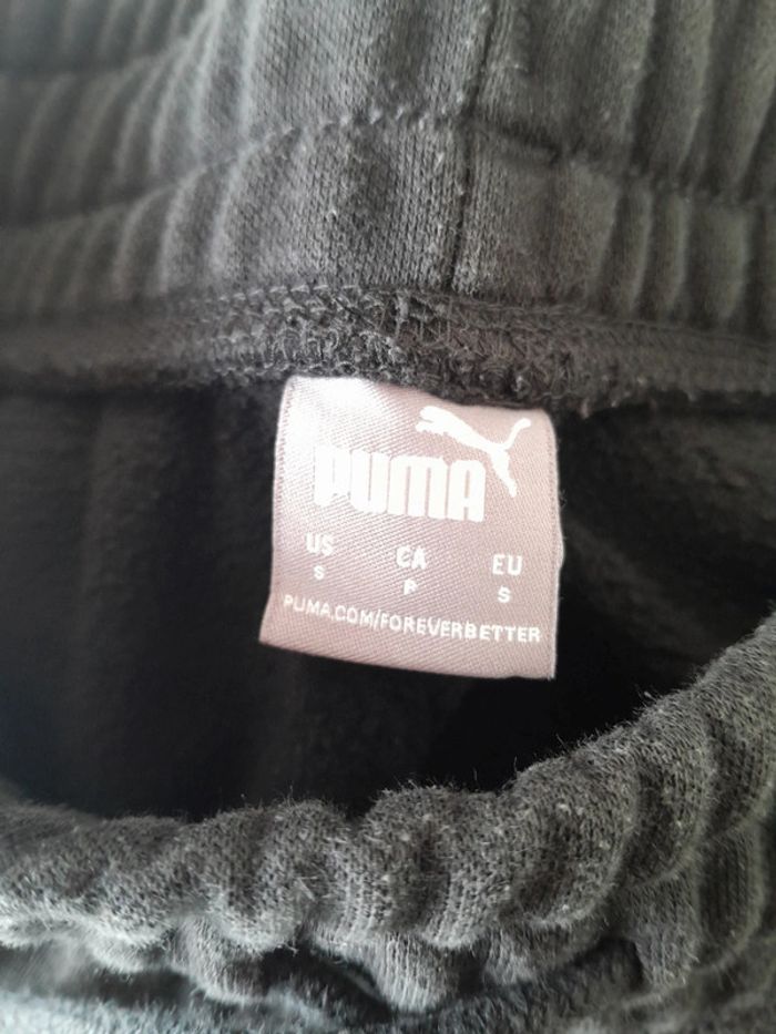 Beau pantalon de jogging imprimé doré et Puma - photo numéro 3