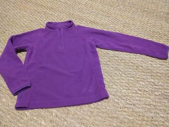 Pull polaire ITS  violet 5 ans