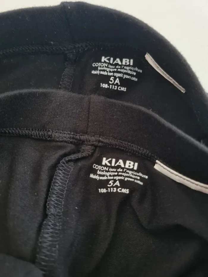 Lot 2 leggings long kiabi - photo numéro 2