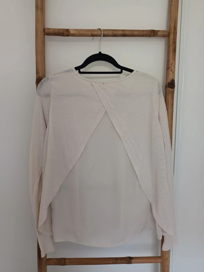 Pull crème avec voile Firefly taille M - photo numéro 4