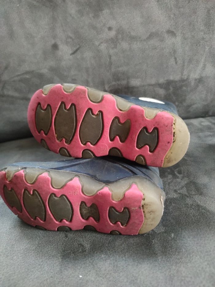 Paire de bottes caoutchouc lumineuse fille pointure 24 - photo numéro 5