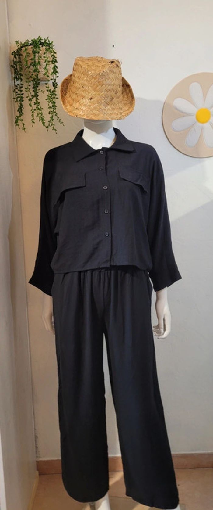 Ensemble pantalon chemise - photo numéro 2