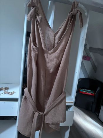 Combishort marron clair femme XL