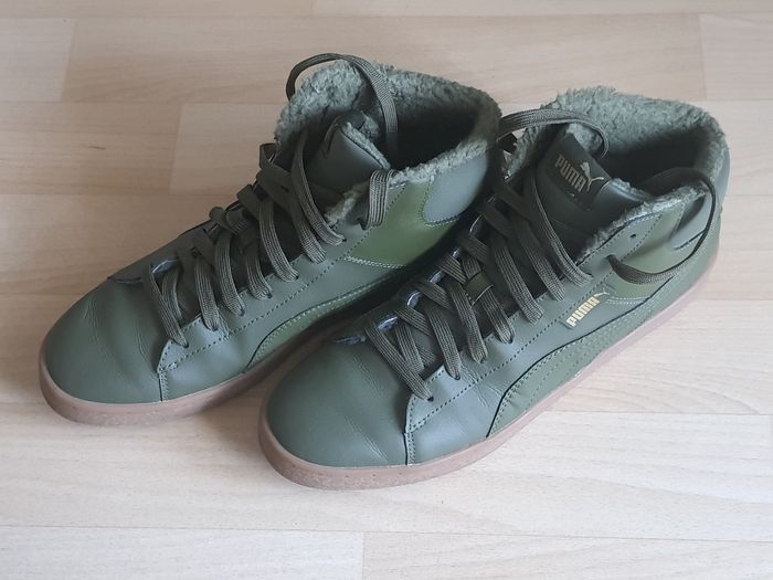 Baskets Puma 1948, vert kaki, fourrées, pointure: 45 - photo numéro 2