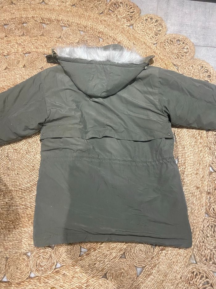 Manteau parkas doudoune vintage kaki taille 46/48 - photo numéro 3
