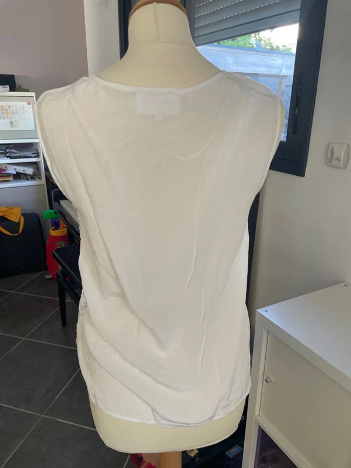 Haut blanc sud express dentelle - photo numéro 4