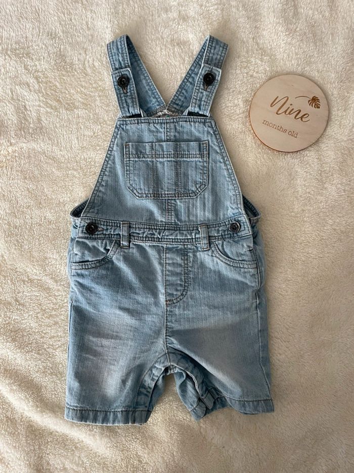Salopette short en jean TEX T. 9 mois