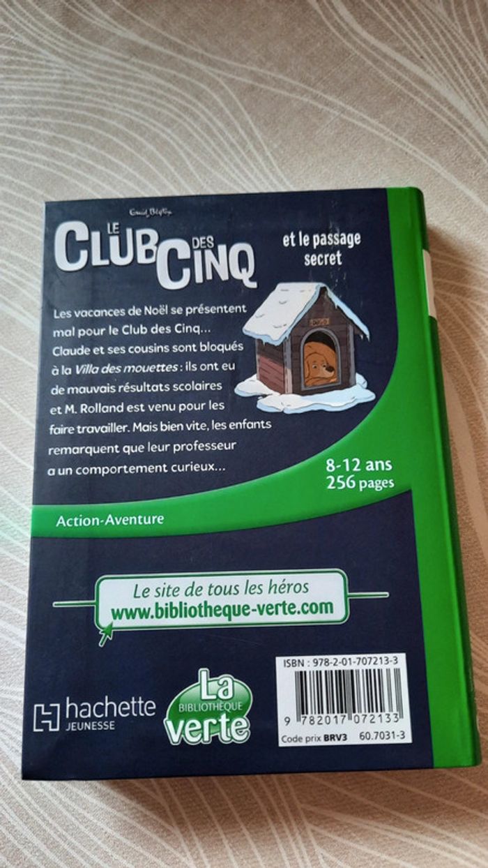 Livre - Le club des cinq et le passage secret - photo numéro 2