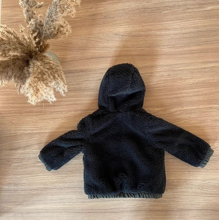 Manteau IKKS gris réversible - photo numéro 6