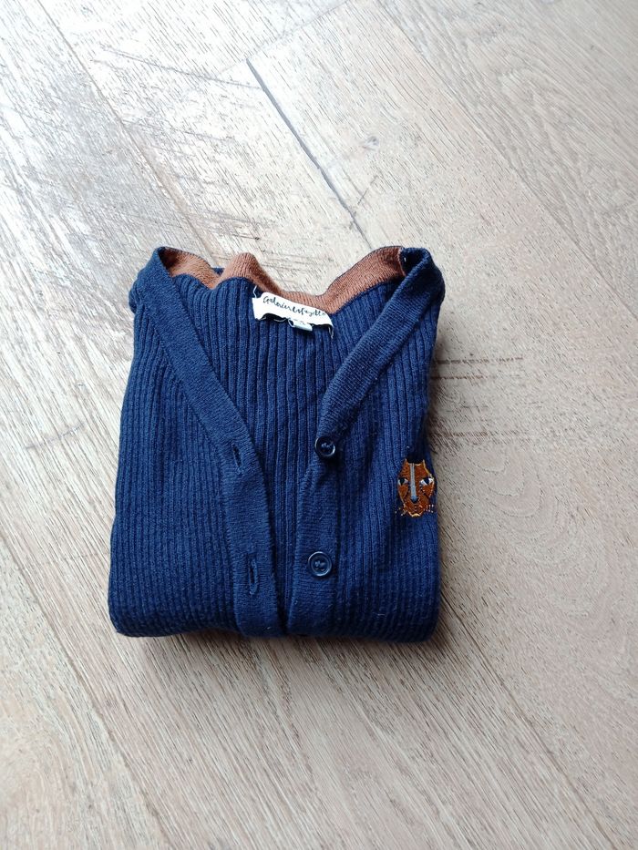 Gilet bleu garçon/fille 5 ans – Galeries Lafayette - photo numéro 5