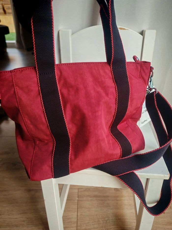 Sac kipling asseni mini neuf bordeaux - photo numéro 5