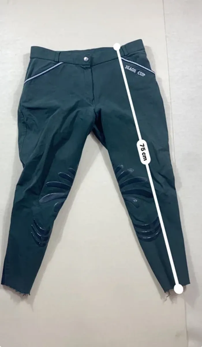 Pantalon Flags&Cup vert foncé – Taille 42 - photo numéro 10