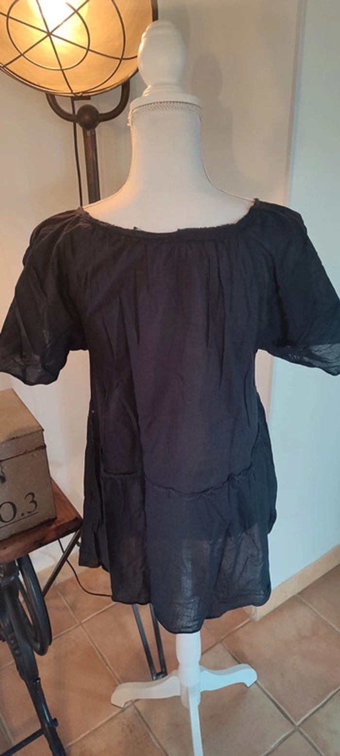 Blouse noire T38 - photo numéro 3