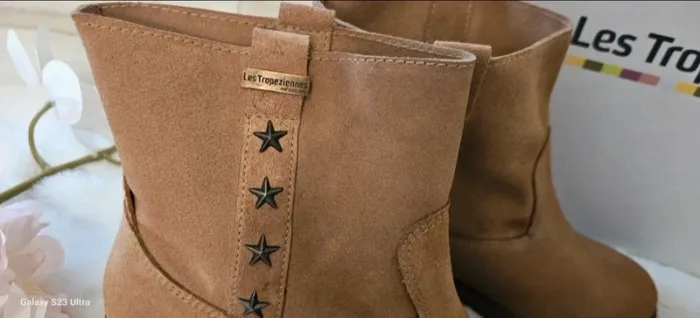 Bottes Bottines Cuir Les Tropeziennes T36 - photo numéro 4