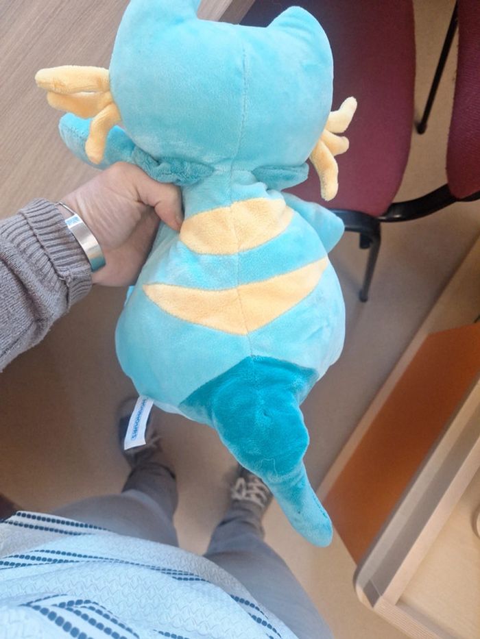 Doudou Chat Bleu et Jaune Nounours - photo numéro 6
