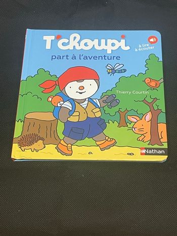 Livre Tchoupi part à l’aventure