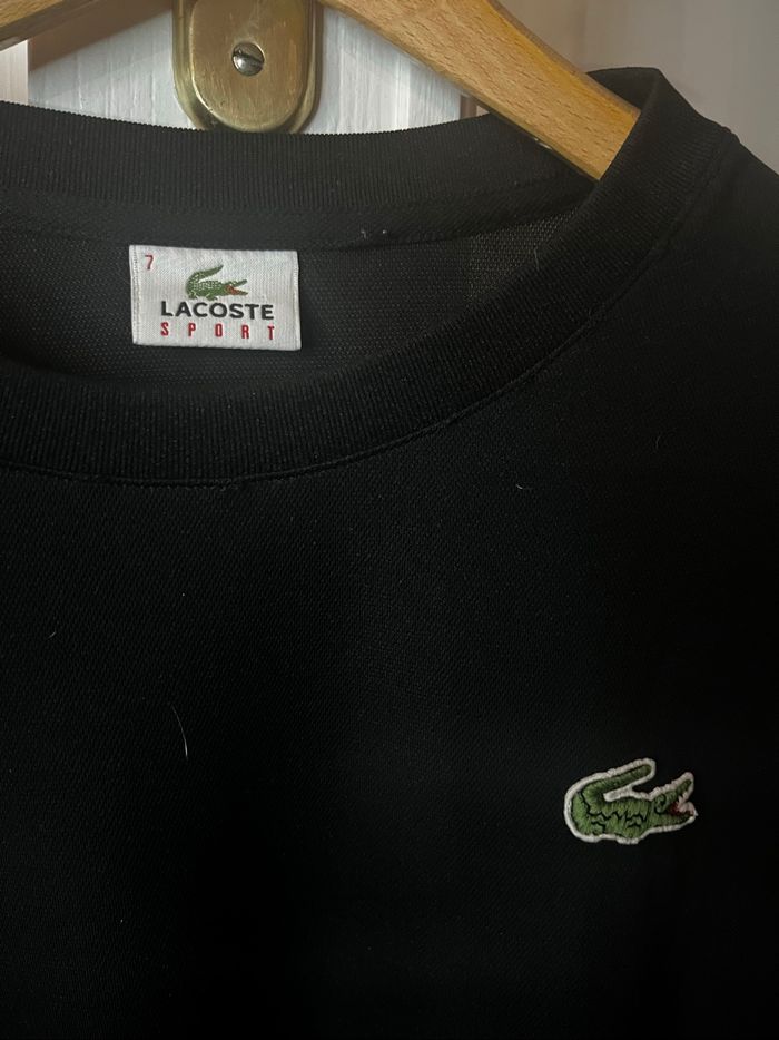 Polo Lacoste Sport noir - Taille 7 ou XXL - photo numéro 2