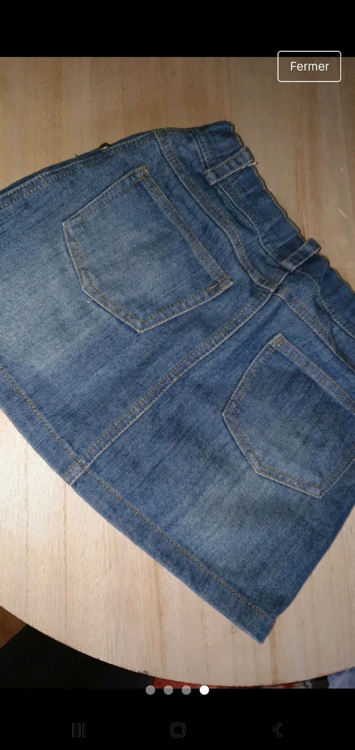 Jupe en jeans 6ans - photo numéro 3