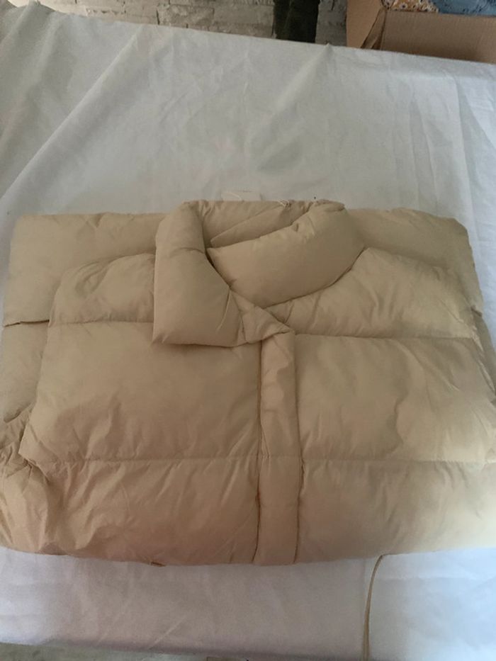 Doudoune crème sans manches taille M