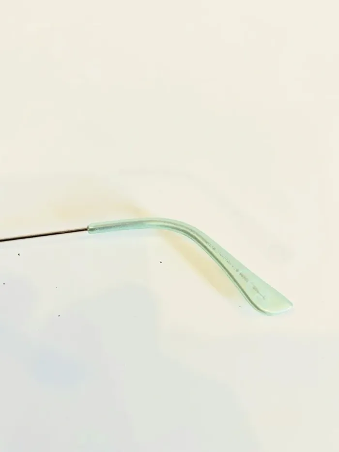 Lunette de soleil femme ovale verte menthe et argentée verres dégradés uvprotection catégorie 3 - photo numéro 6