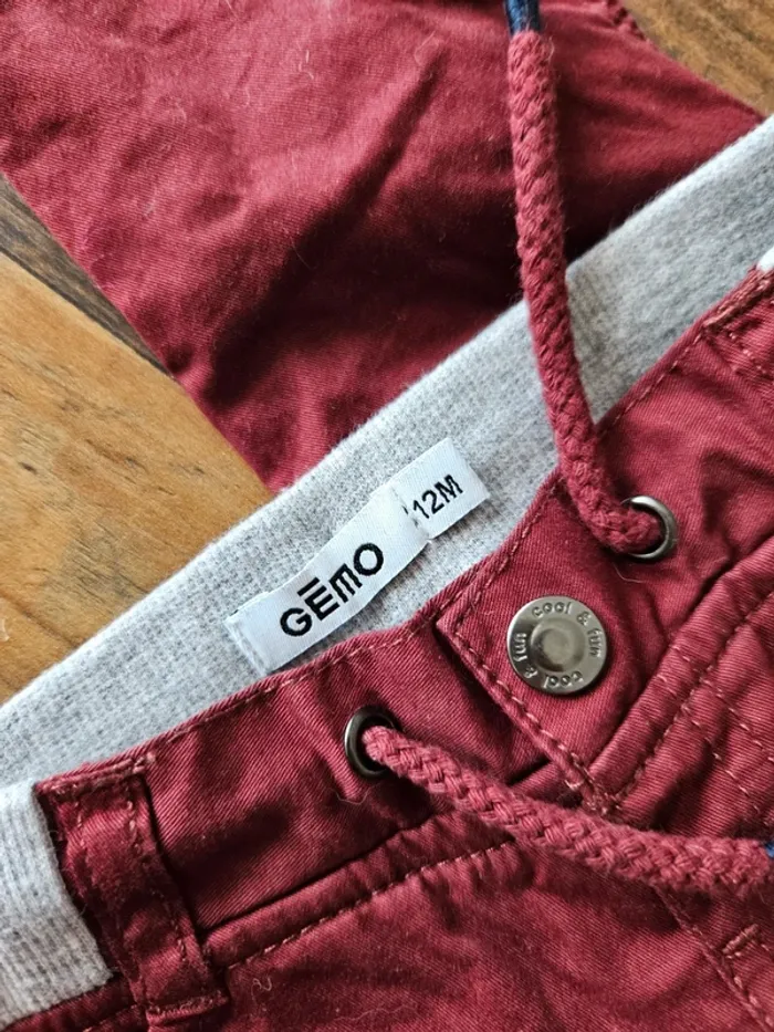 Pantalon cargo 12mois bébé garçon - photo numéro 3