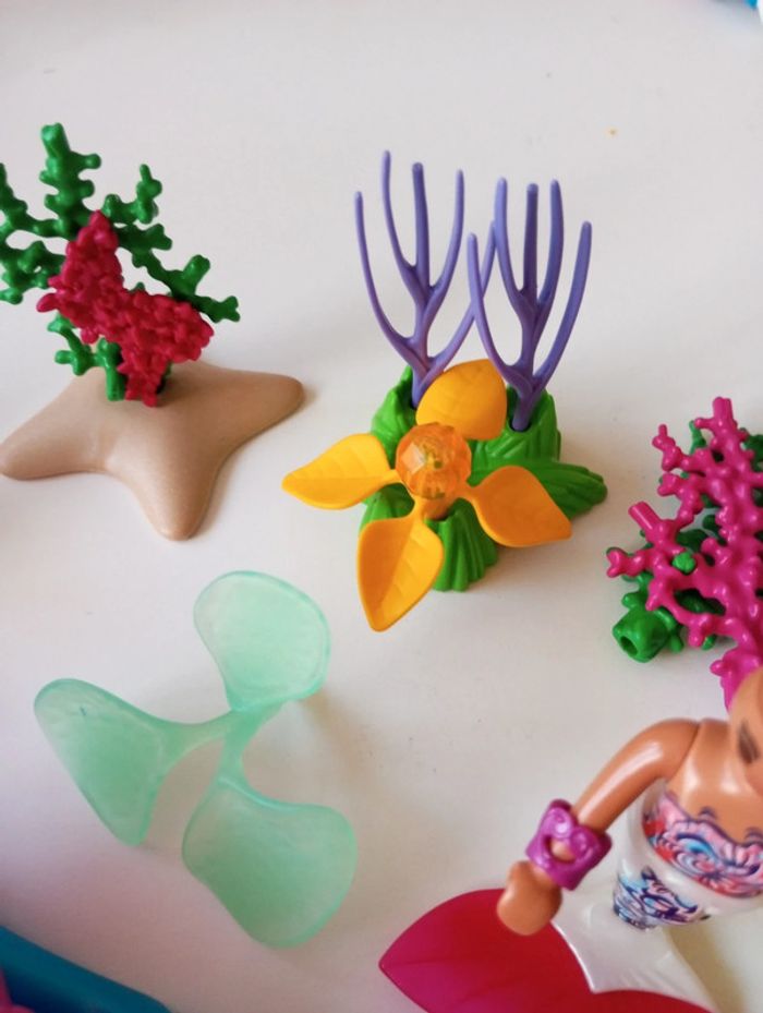 Playmobil sirène avec carosse - photo numéro 7