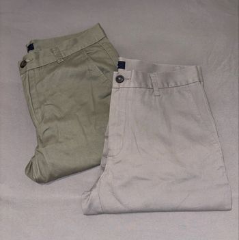 chinos régular homme