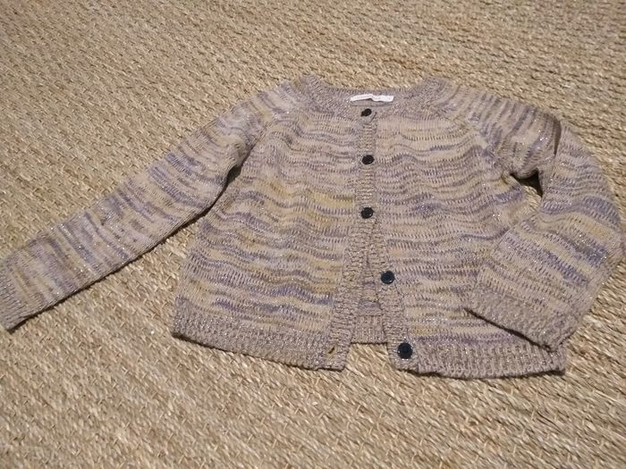 Gilet fil doré Monoprix kids 5 ans