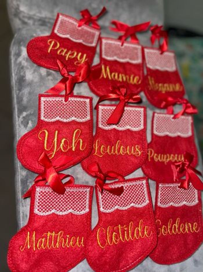 Mini chaussettes Noël