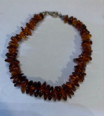 Ensemble ambre et argent