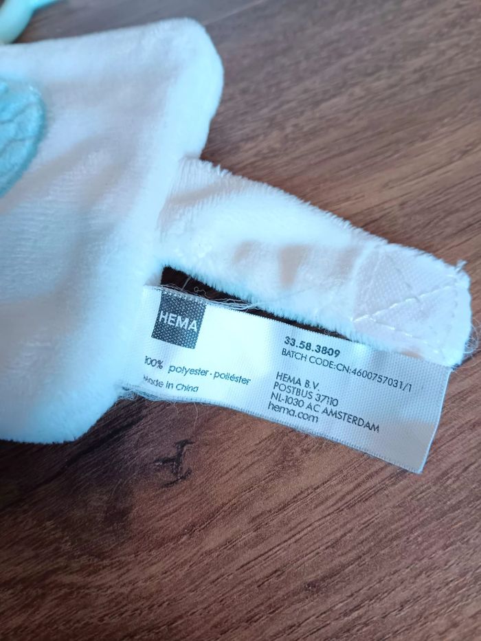 Livre en tissu bébé- marque Hema - nuage / lapin - photo numéro 5