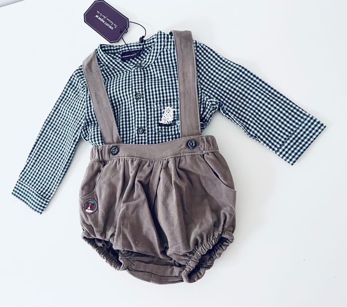 Ensemble salopette bloomer et chemise Sergent Major - photo numéro 2